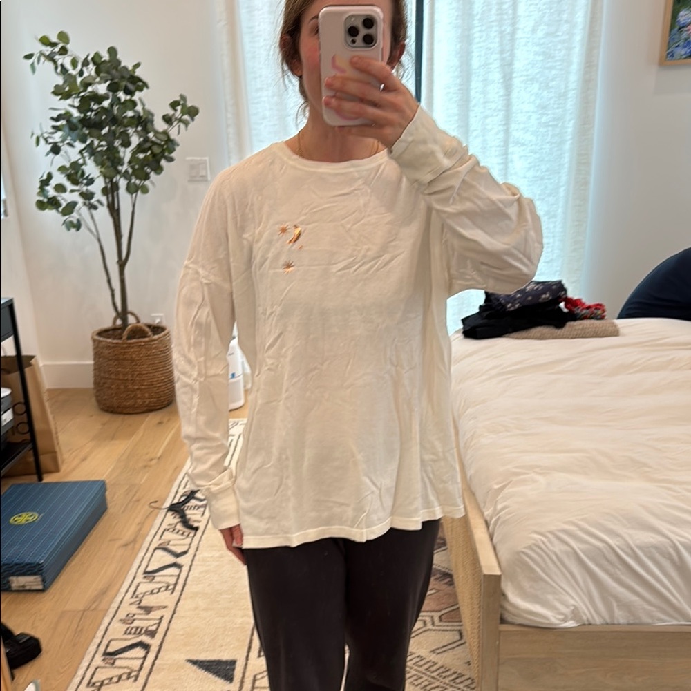 Spiritual Gangster White Long Sleeve Shirt